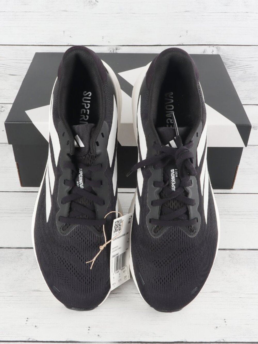 Adidas Womens Supernova Rise 2 Wide Running Sneakers Shoes - Black - Size 10/5 W